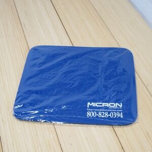 Vintage Retro Micron Computers Blue Mouse Pad 9 in. x 7.5 in. (2 of 2)